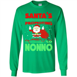 Santa's Promoting Me To Nonno - Long Sleeve T-Shirt
