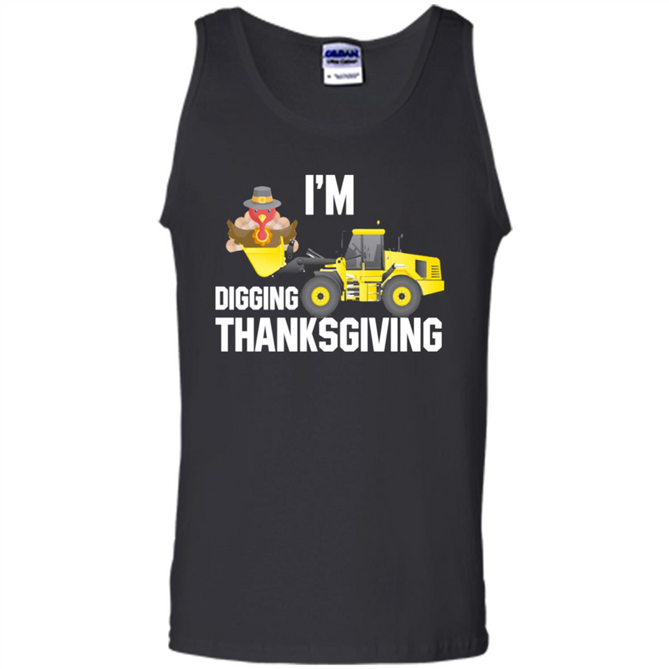 I'm Digging Thanksgiving Cute Turkey Tractor