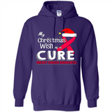 My Christmas Wish Is A Cure Breast Cancer Awareness sweater PINGPONG