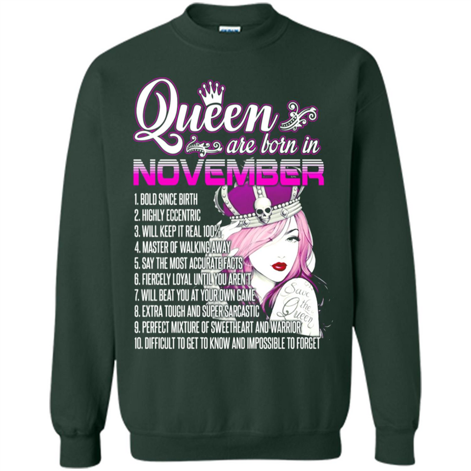 Queens Are Born In November Vintage Birthday