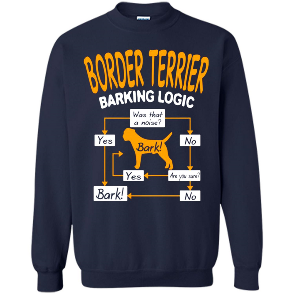 Border Terrier Barking Logic - Sweatshirt