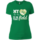 UCF Knights Football My Heart is on that Field - Ladies' Boyfriend T-Shirt