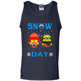 Snow Day Shirt For Edmonton Oilers Vs Minion Fans pingpong
