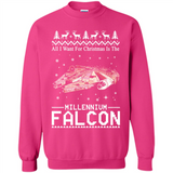 All I Want For Christmas Is The Millennium Falcon ugly PINGPONG