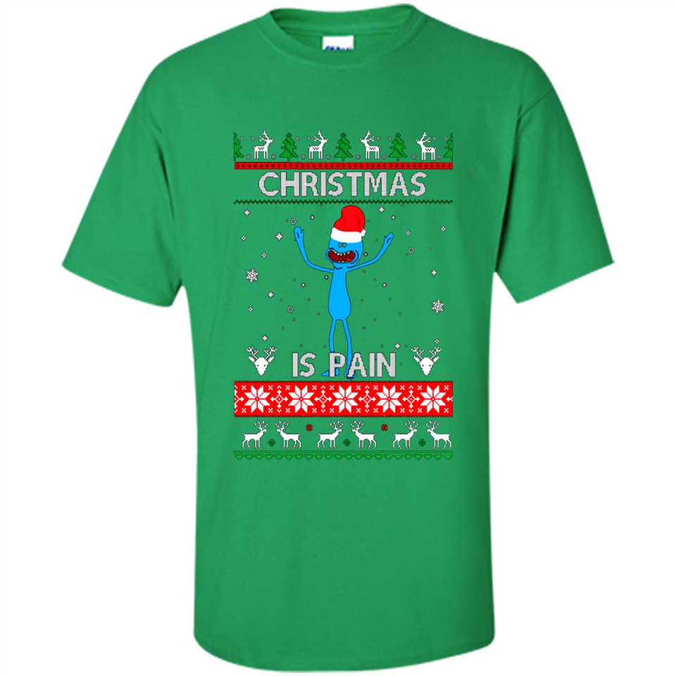 Mr Meeseeks Christmas Is Pain – Rick and Morty Christmas Sweater PINGPONG