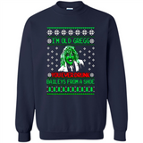 I'm old Gregg you ever drunk baileys from a shoe Christmas sweater PINGPONG