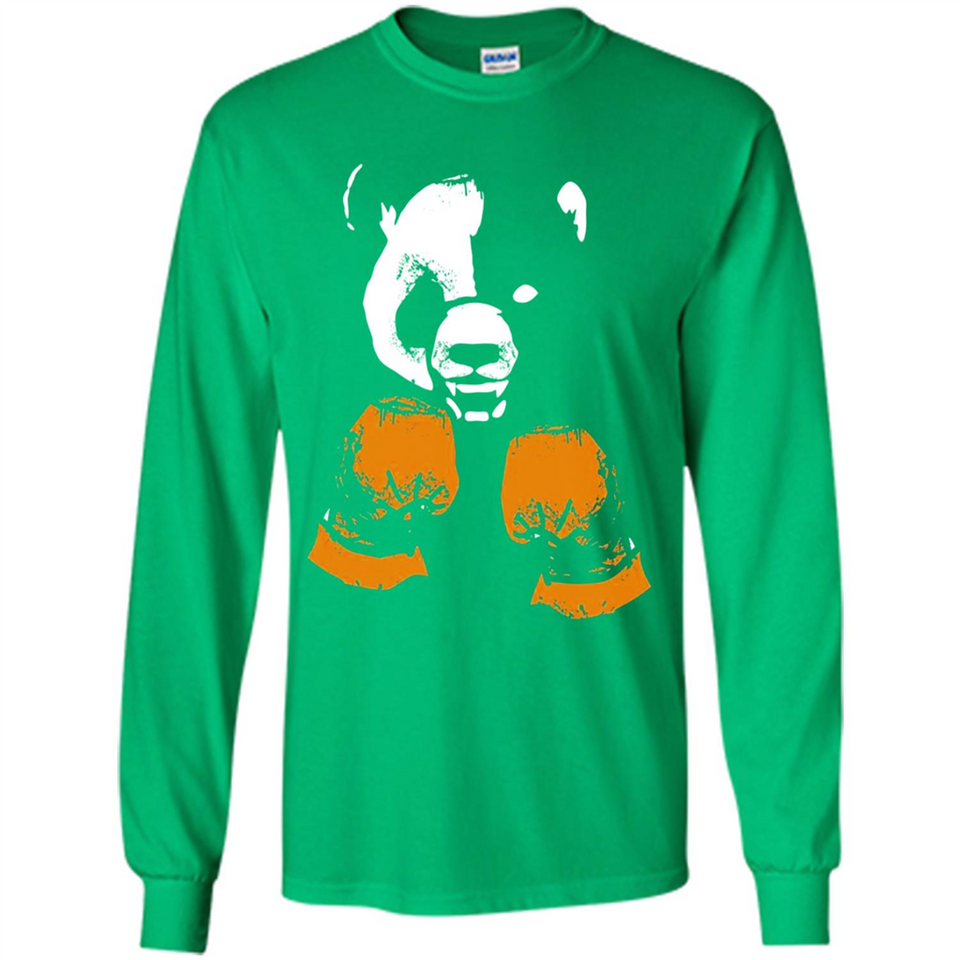The winner' Cool Panda Bear Boxing Glove - Long Sleeve T-Shirt