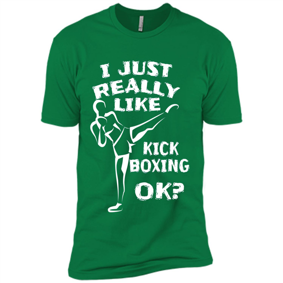 Kick Boxing Shirt Kick Boxer Boxing Workout - Premium Short Sleeve T-Shirt