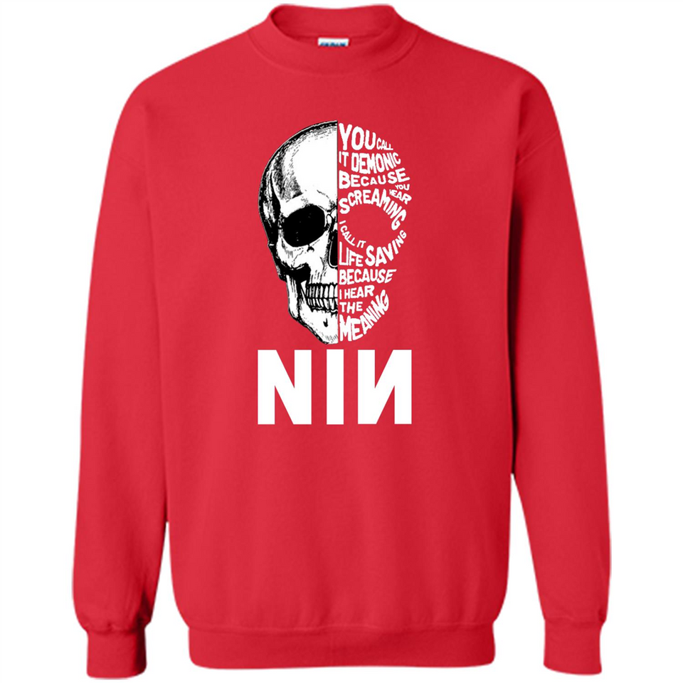 you call it demonic because you hear the screaming NIN