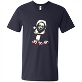 Santa Michael Myers Ho Ho Ho Merry Christmas Sweatshirt - Men's V-Neck