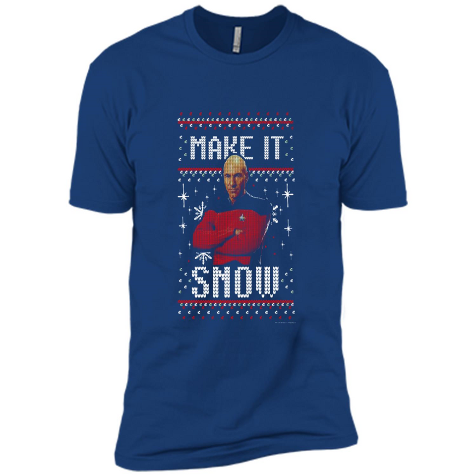 Make It Snow Jean-Luc Picard Star Trek PINGPONG