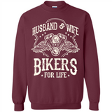 Husband & Wife Biker For Life Couple
