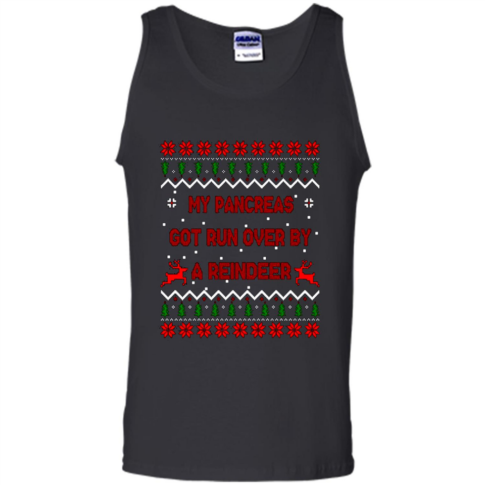 My Pancreas Got Run Over By A Reindeer Diabetes Christmas sweater PINGPONG