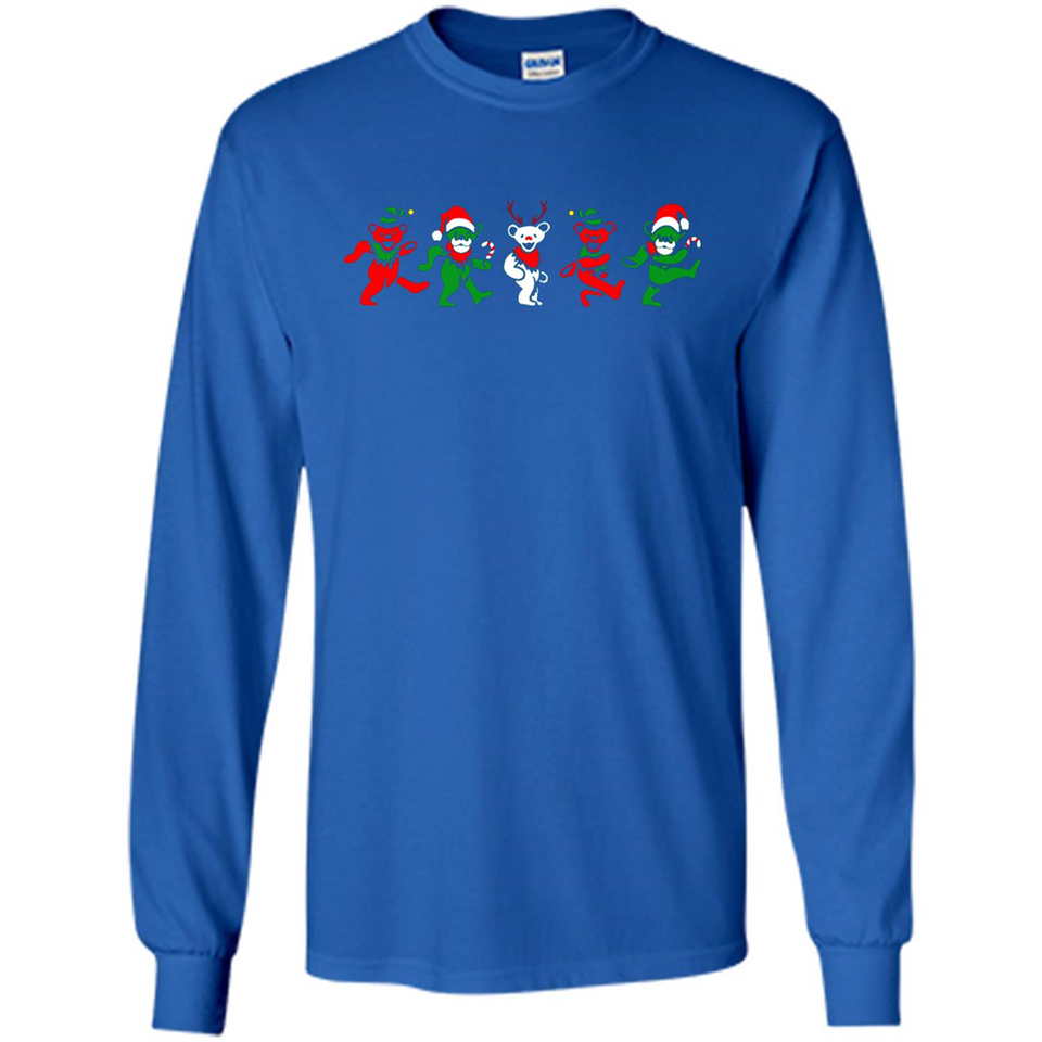 Dancing Bears Dance Christmas For Xmas Sweatshirt - Long Sleeve T-Shirt