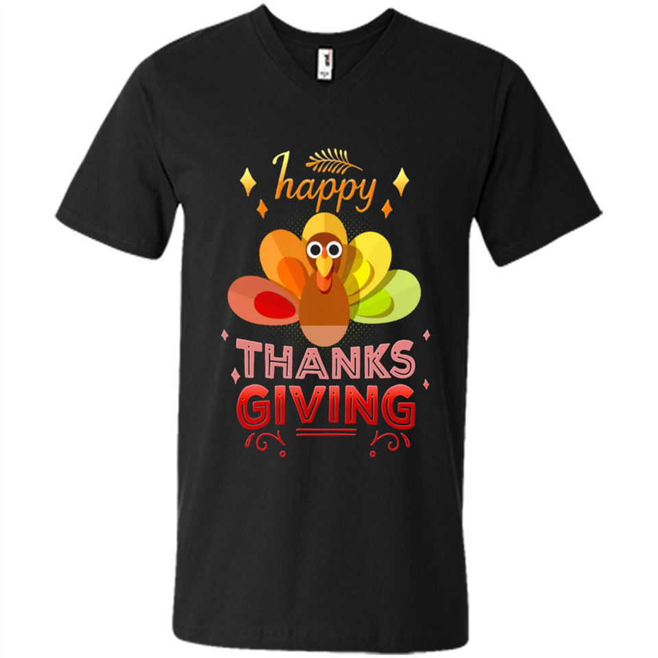 Happy Thanksgiving Turkey Day Colorful Cute