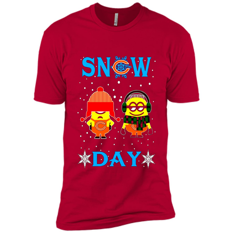 Snow Day Shirt For Chicago Bears Vs Minion Fans pingpong