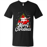 Merry Christmas Pig s - Men's V-Neck
