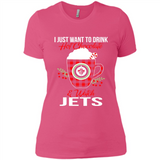 I Just Want To Drink Hot Chocolate & Watch Winnipeg Jets Ugly Christmas Sweater PINGPONG