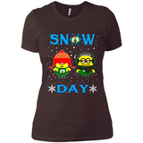 Snow Day Shirt For Boston Celtics Vs Minion Fans pingpong