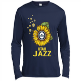 Utah Jazz Basketball Sunflower