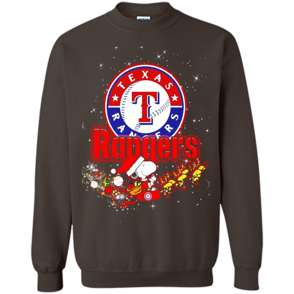 Snoopy Christmas Texas Rangers - Sweatshirt