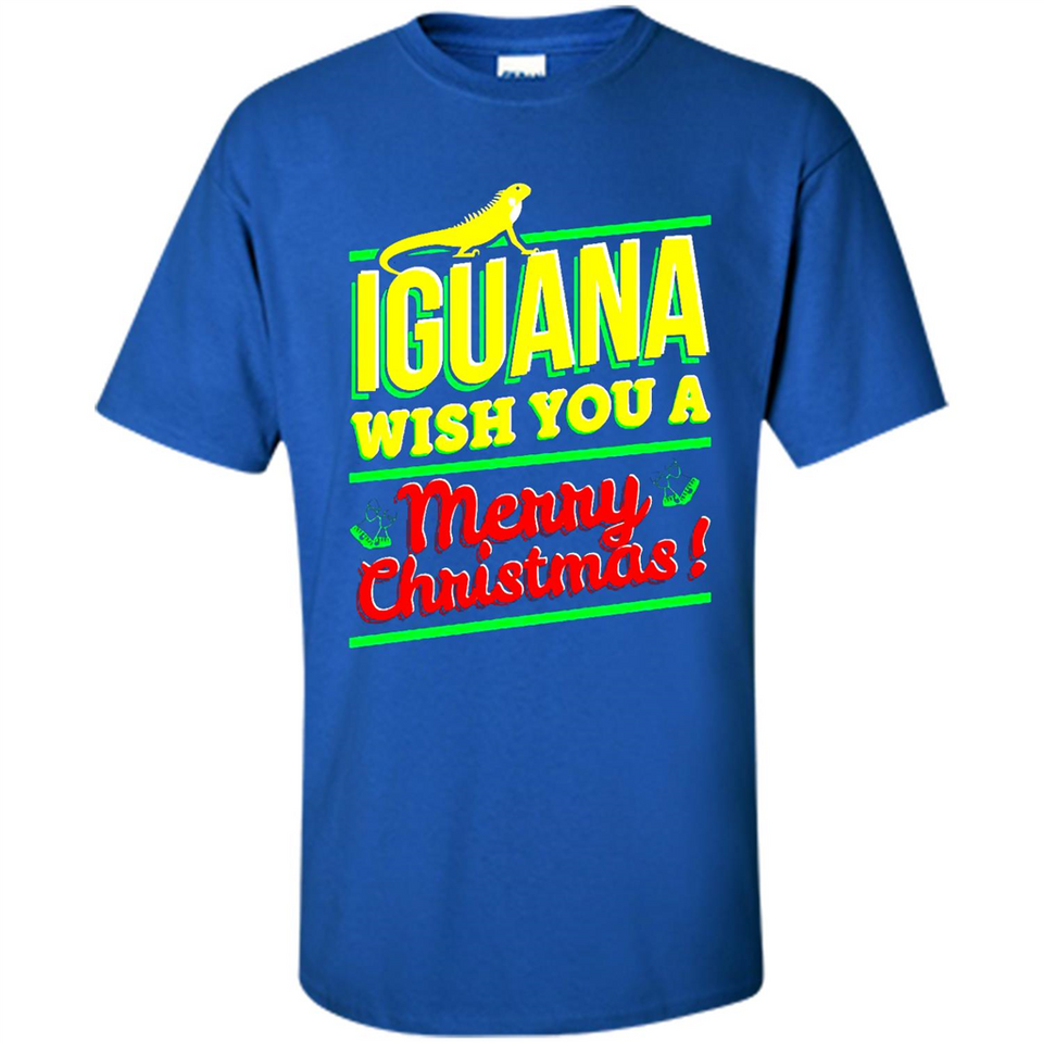 Iguana Wish You A Merry Christmas Animal - Shirt