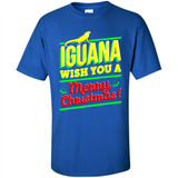 Iguana Wish You A Merry Christmas Animal - Shirt