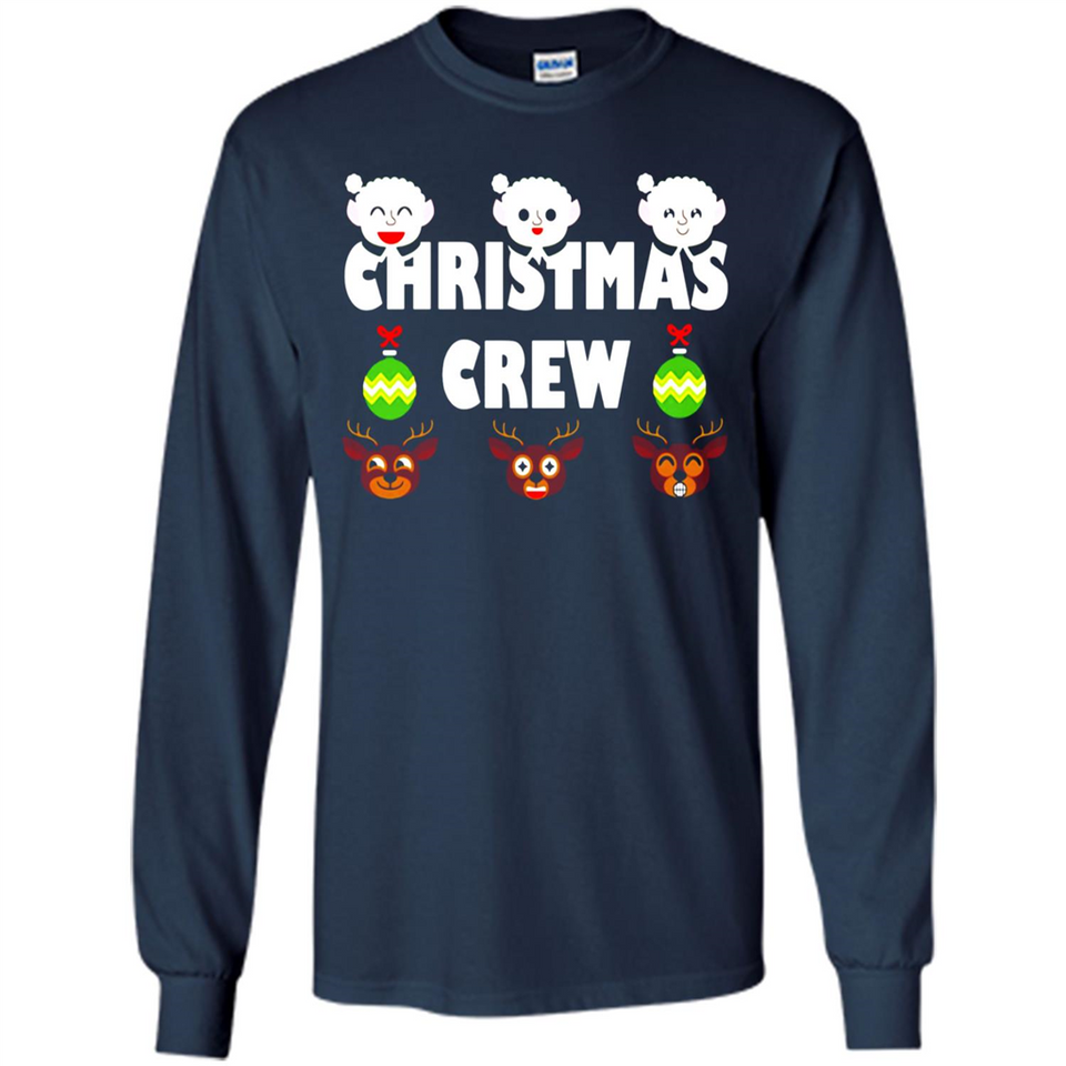 Christmas Crew Gifts Santa Elves Reindeer - Long Sleeve T-Shirt