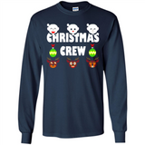 Christmas Crew Gifts Santa Elves Reindeer - Long Sleeve T-Shirt
