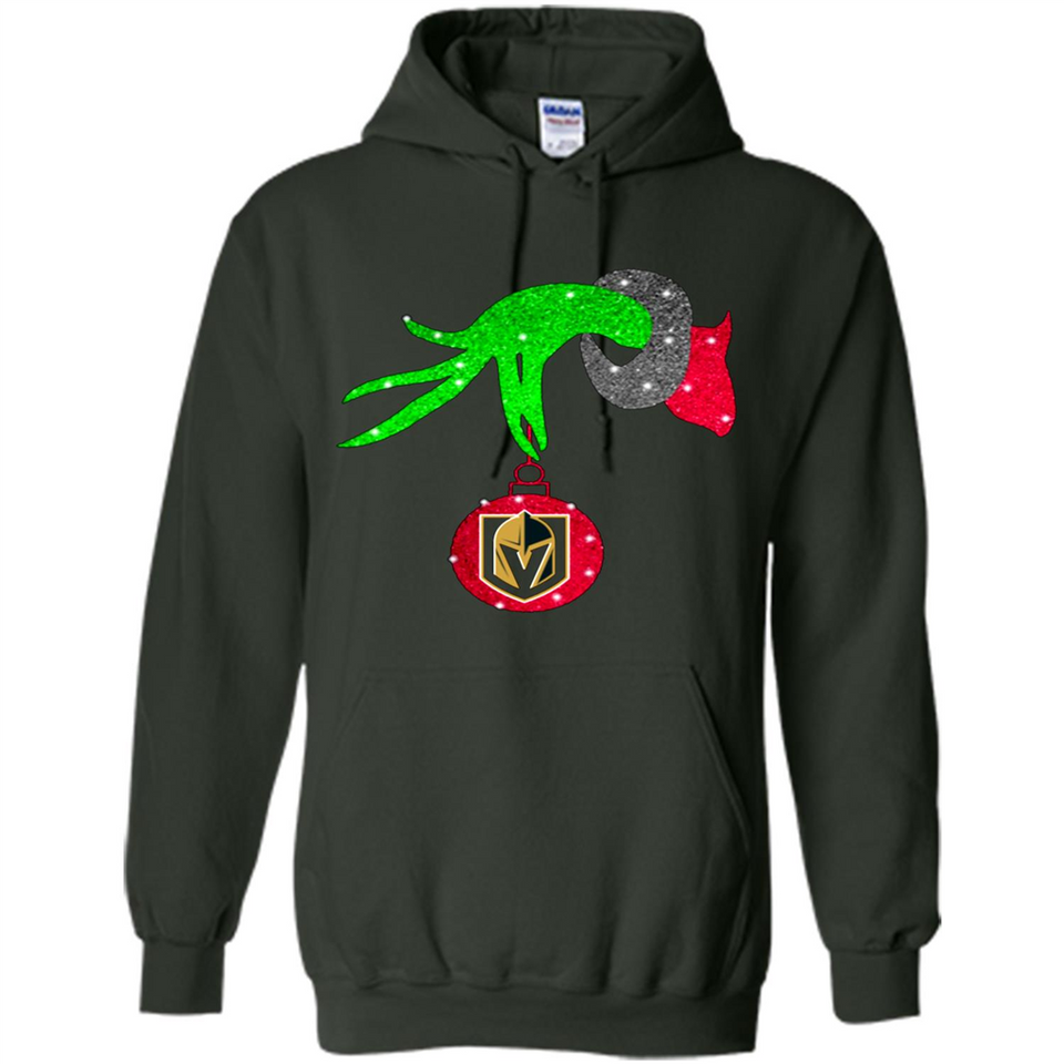 GRINCH HAND HOLDING GOLDEN KNIGHTS GLITTER CHRISTMAS PINGPONG