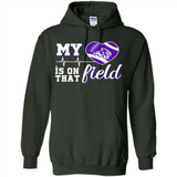 Abilene Christian Wildcats Football My Heart is on that Field - Hoodie