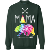 Mama Bear Shirt Tie Dye Family Vacation & Camping Tee - Sweatshirt