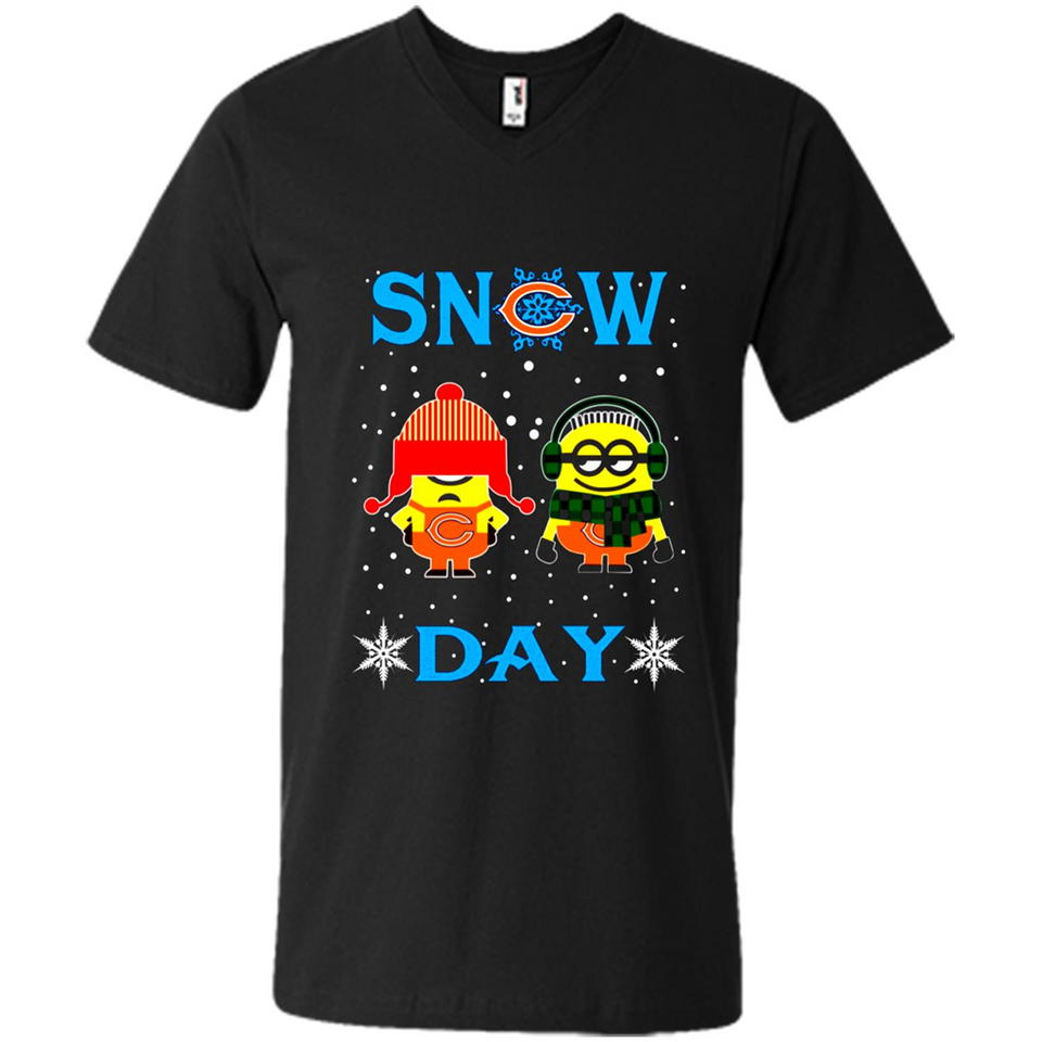 Snow Day Shirt For Chicago Bears Vs Minion Fans pingpong