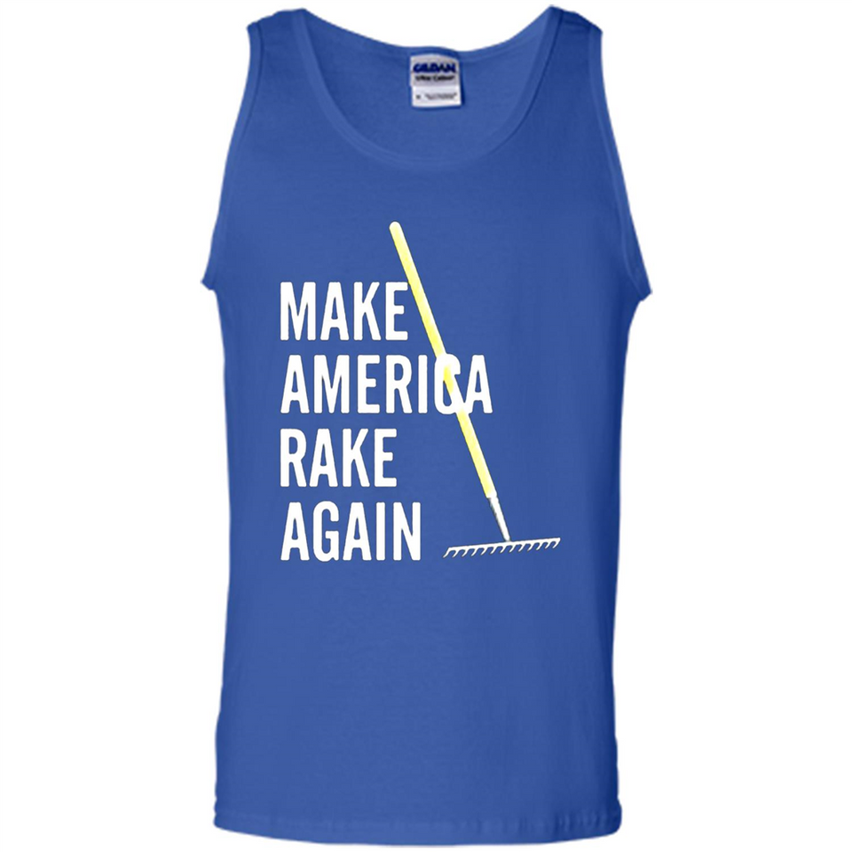 Make America Rake Again California Fires Paradise Youth T-Shirt PINGPONG - Tank Top