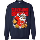 Grumpy Santa Claus Cleveland Browns Football Team PINGPONG