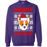 Funny Christmas Santa Corgi Dog Merry Corgmas - Sweatshirt