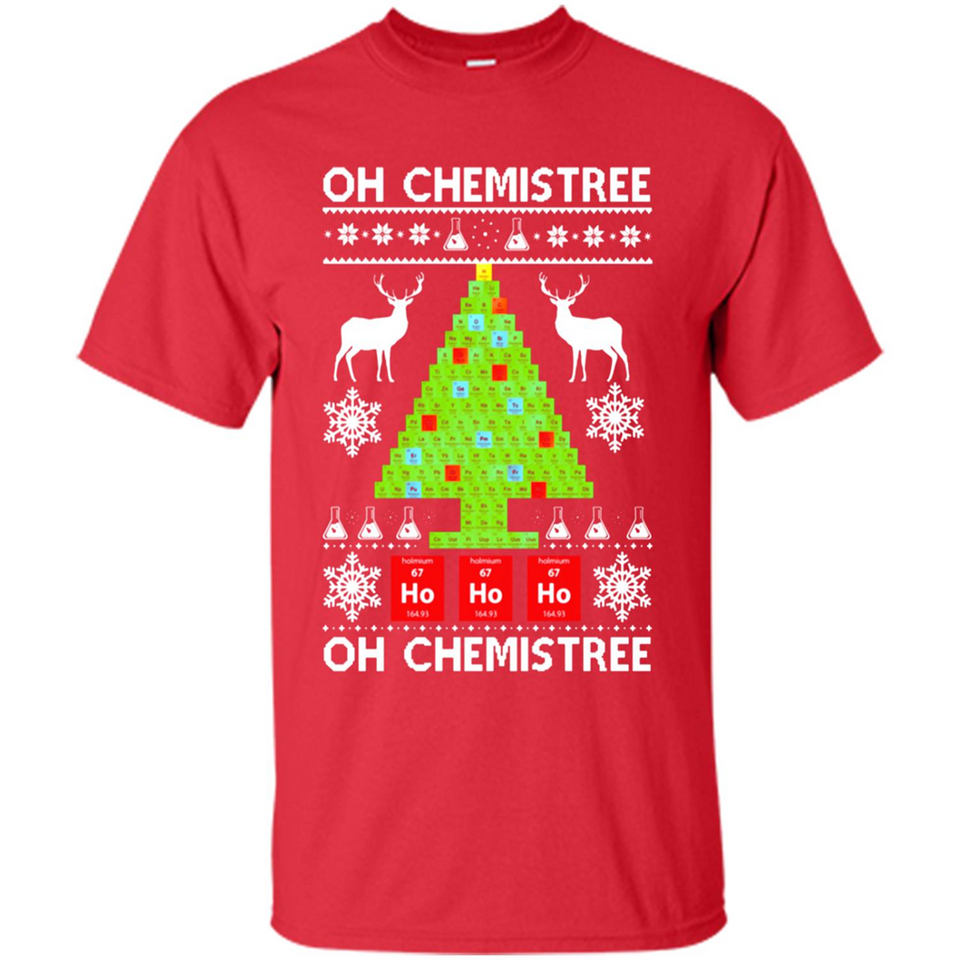Oh Chemistree, Oh Chemistree Christmas Ugly Sweater - Shirt