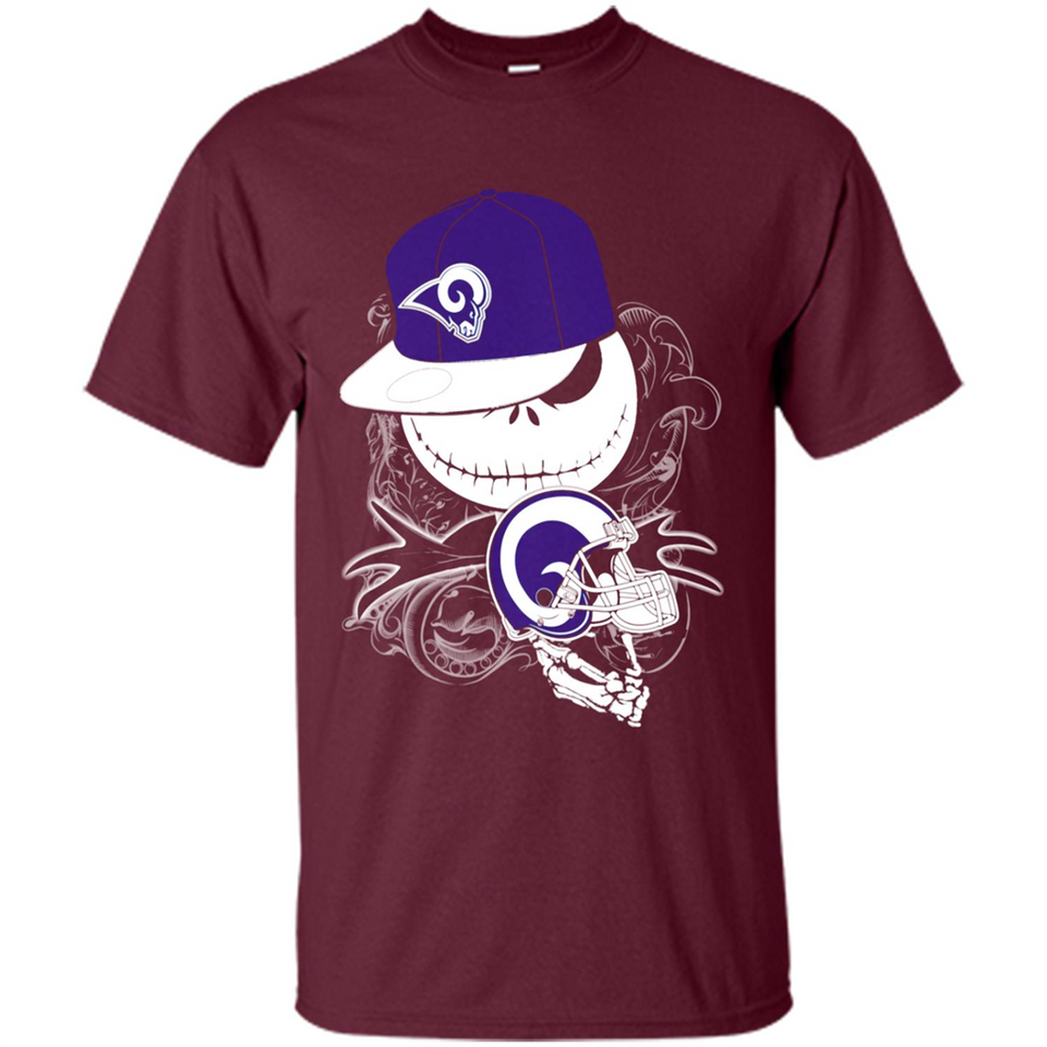 Jack Skellington The Nightmare Before Christmas-Rams Football - Shirt