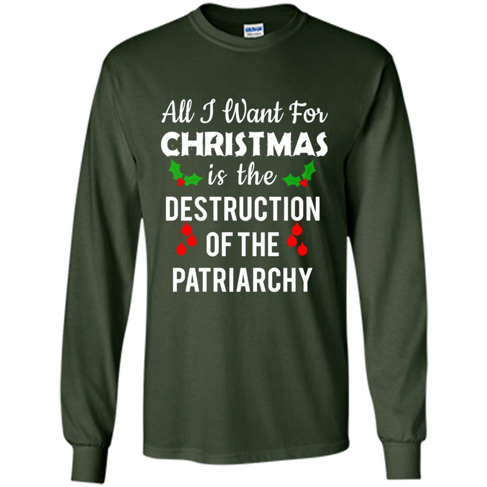 All I Want For Christmas Is The Destruction Of The Patriarchy sweater PINGPONG