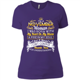 I'm A November Woman-Queen November - Ladies' Boyfriend T-Shirt