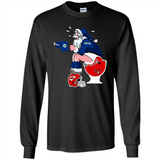 Seattle Seahawks Santa Claus Toilet