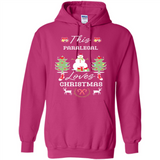 This Paralegal Loves Christmas Tree Shirt with Snowman