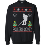 roller hockey Christmas ugly