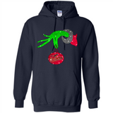 GRINCH HAND HOLDING BALTIMORE ORIOLES GLITTER CHRISTMAS PINGPONG