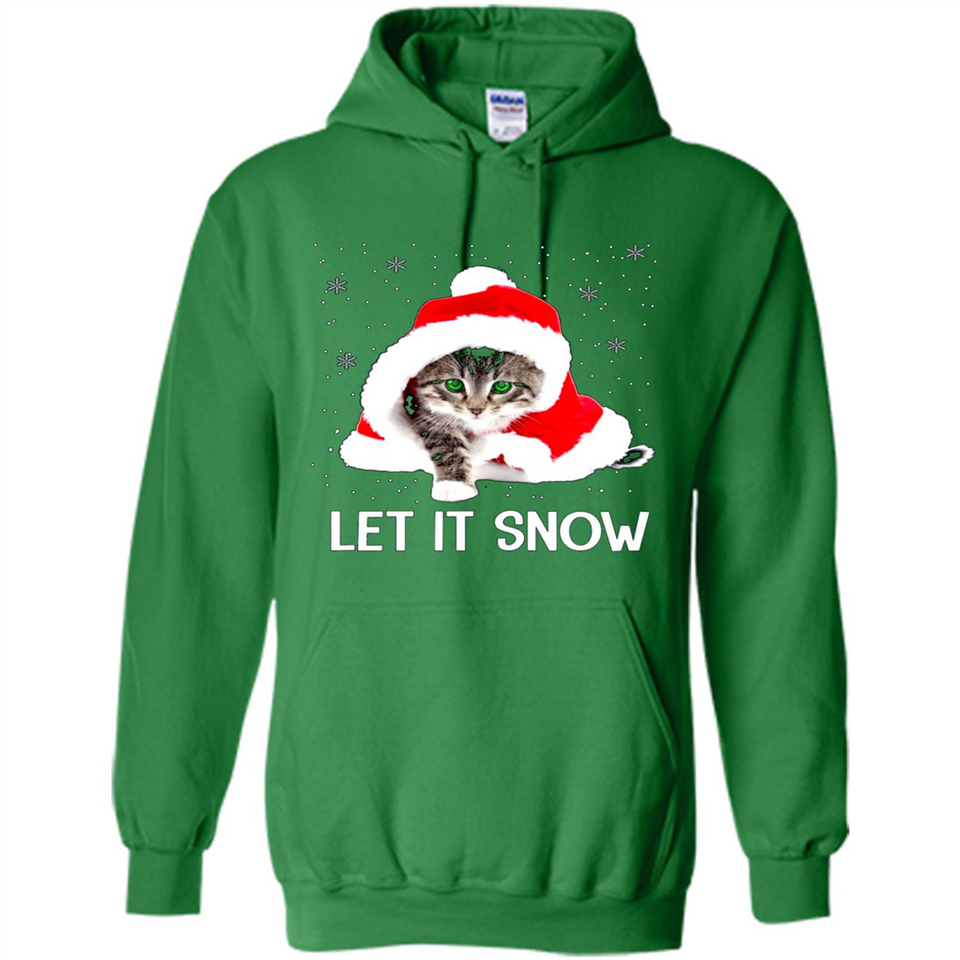 Let It Snow Cat Christmas sweater PINGPONG