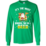 Its The Most Wonderful Time for a Beer - Long Sleeve T-Shirt