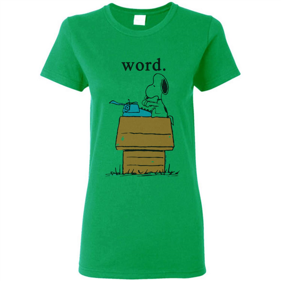 Snoopy Word - Ladies Short-Sleeve