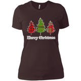 Plaid Christmas Tree Shirt Merry Christmas Plaid is Rad
