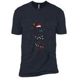 Doberman Santa Lights Christmas Dog Xmas Sweatshirt - Premium Short Sleeve T-Shirt