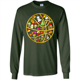 Basketball Christmas Ornament - Long Sleeve T-Shirt